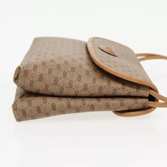 GUCCI Micro GG Supreme Shoulder Bag PVC Beige Gold - Picture 3 of 16